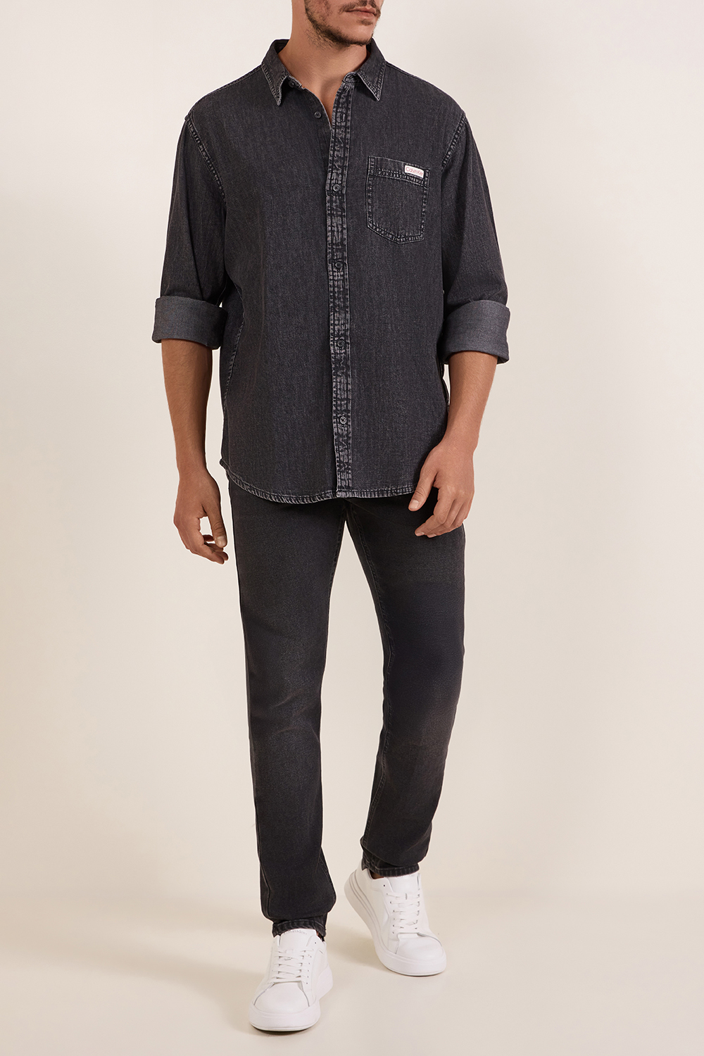 חולצת כפתורים ג'ינס